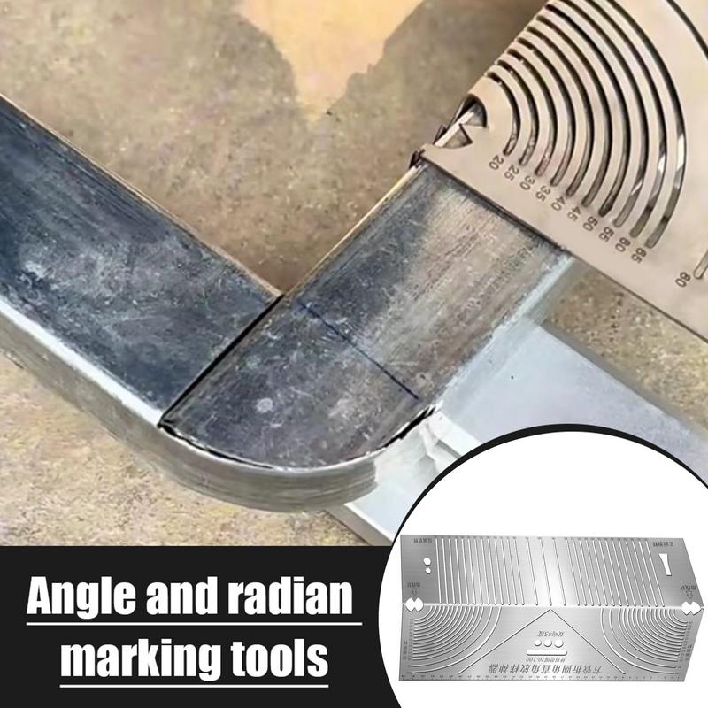 Dovetail Marking Guide - ステンレス鋼角度アークマーキングツール金属製造パイプサドル切断ガイドオールインワン測定溶接金属加工