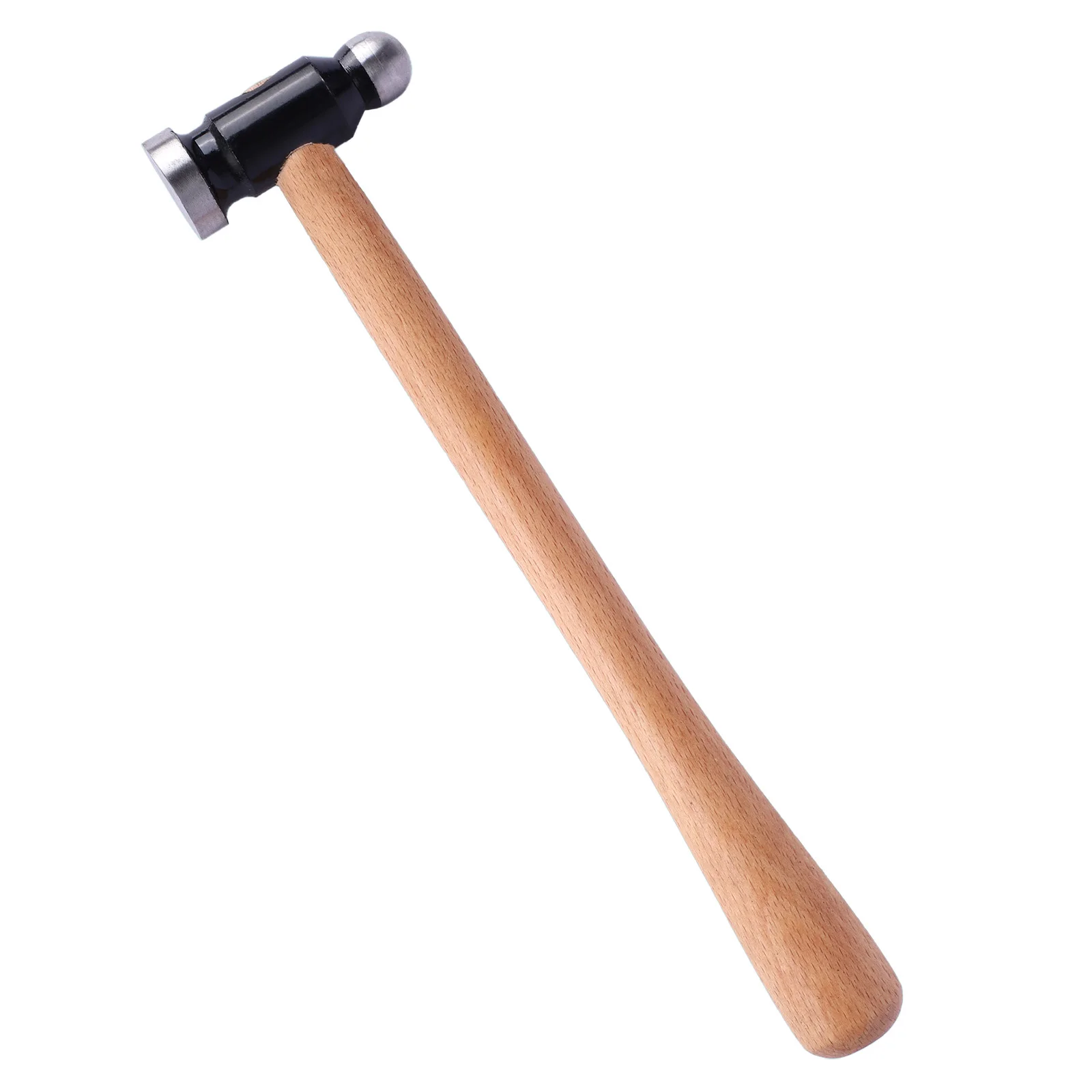 Mallet Wood Carving - ジュエリー作り用の丸い頭を備えた小さなハンマー、追跡ハンマー、木製ハンドル槌、DIYクラフトツール