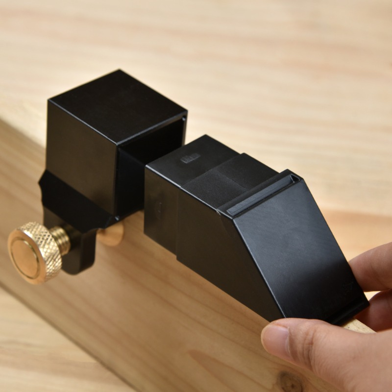 Dovetail Marking Guide - 木工用ダブテールジグハンドソーガイド90 ° 直角切断ゲージ モーティス・テノン・スクライバー 手動マーキングゲージ 測定ツール