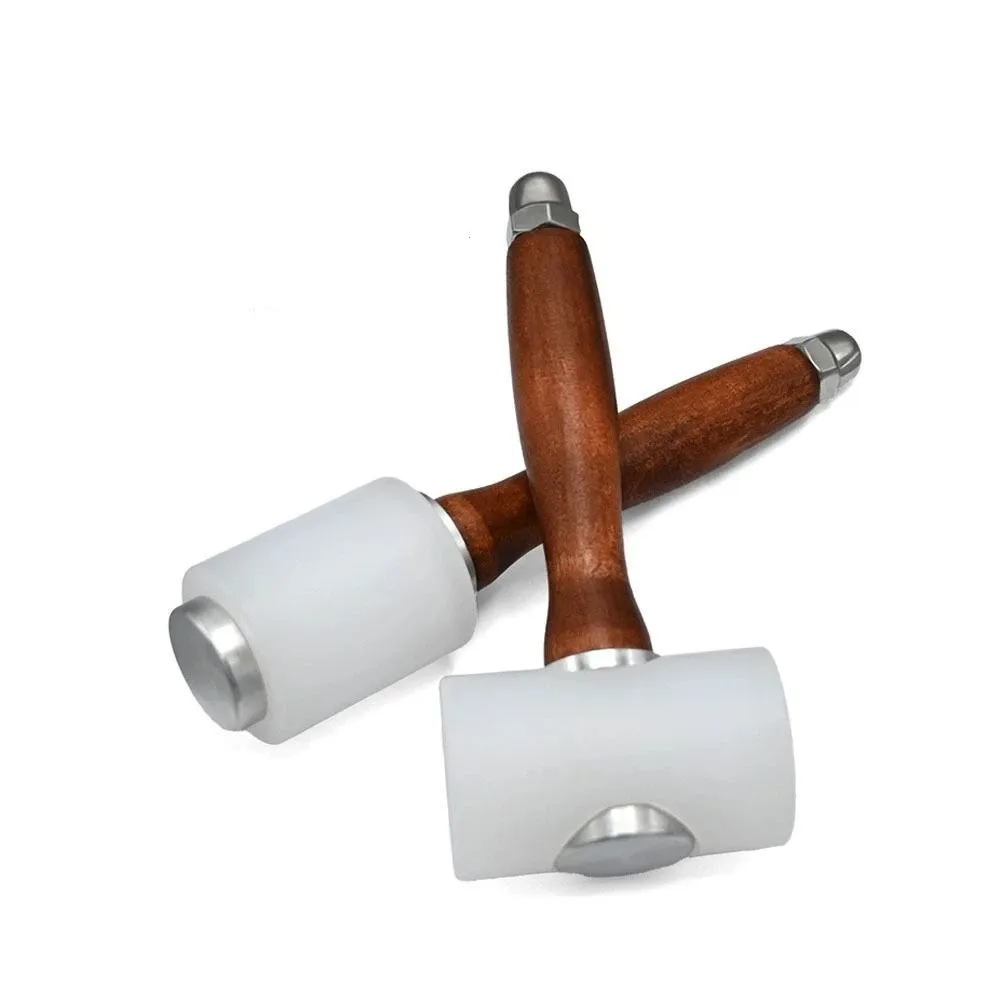 マレット木製ハンドルナイロンハンマー革工芸用ソリッドアートレ - Mallet Wood Carving のレビューと価格