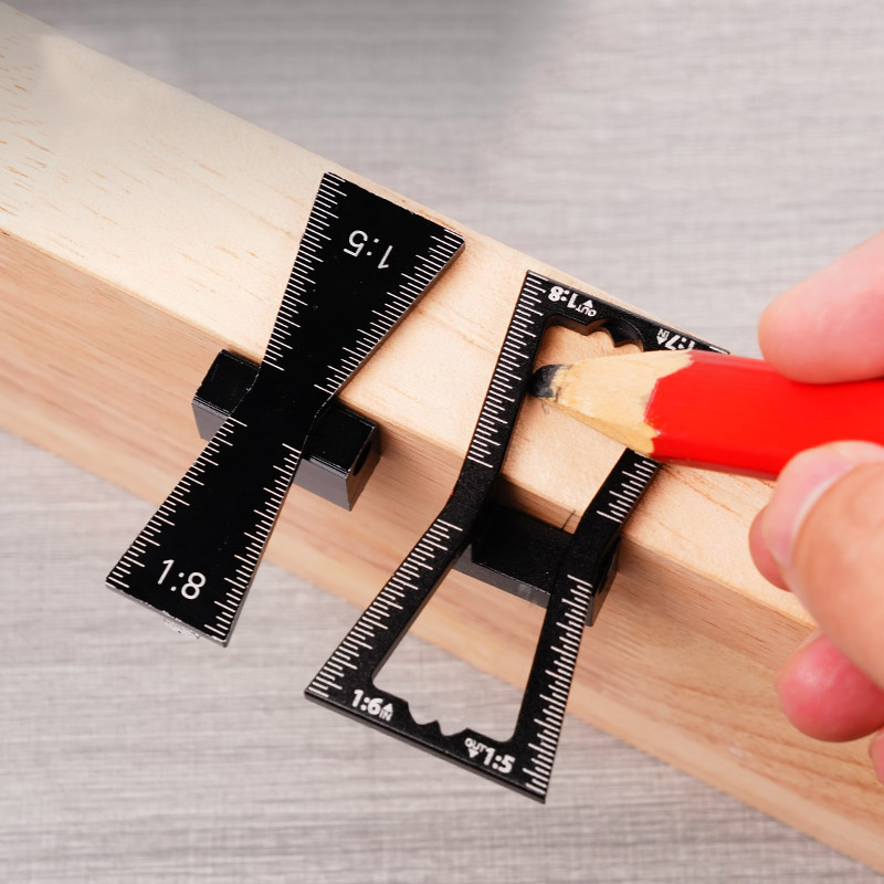 2個のアリ溝マーカーガイド、アリ溝マーキングジグ正確な木製ア - Dovetail Marking Guide のレビューと価格
