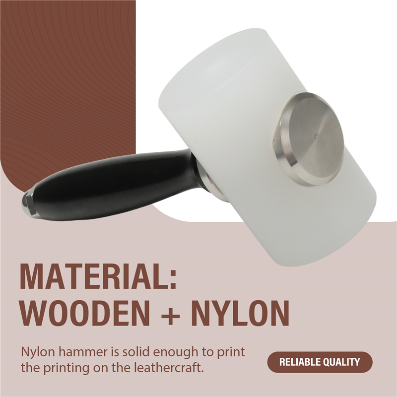 AT63-革細工用革工芸品彫刻ハンマーナイロンマレット木製ハ - Mallet Wood Carving のレビューと価格