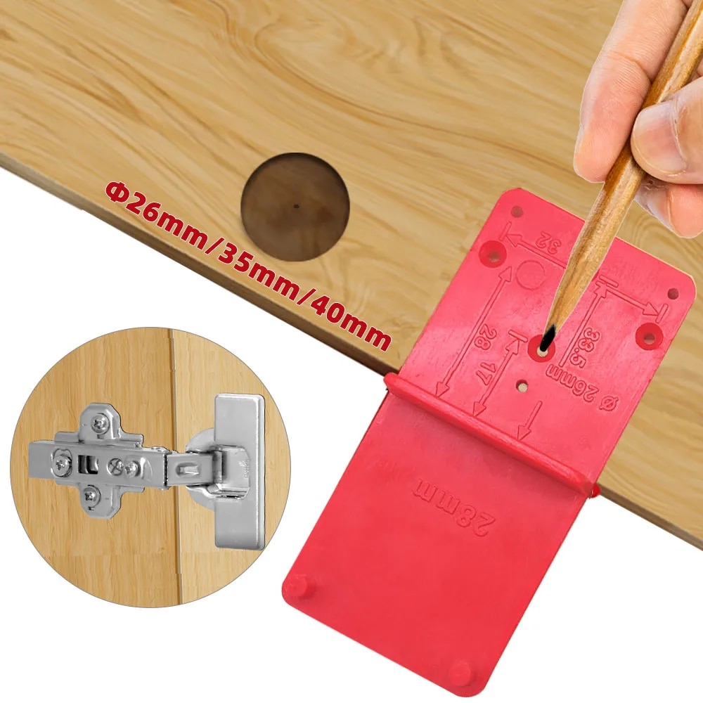 ヒンジ穴ドリルガイド位置決めマークテンプレート 26/35/ - Dovetail Marking Guide のレビューと価格