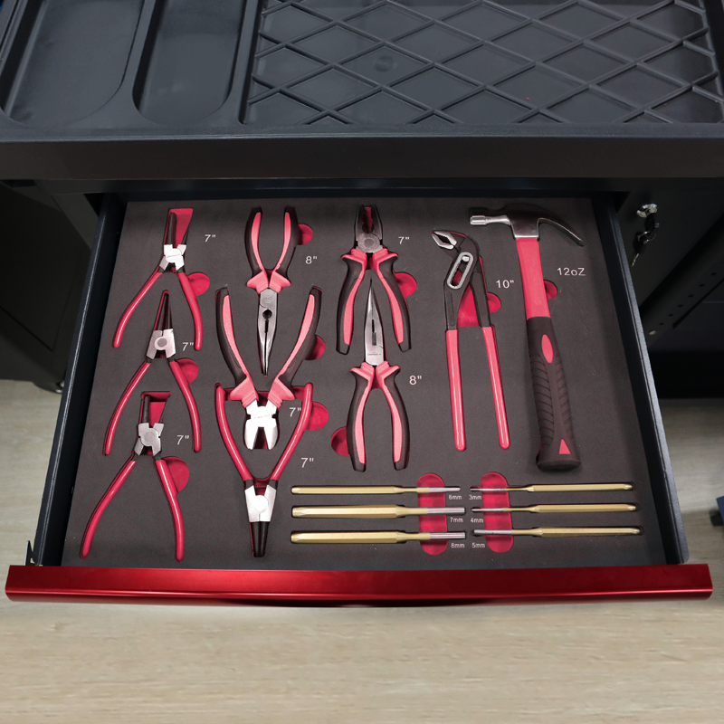 7段引き出しツールトロリー、273個のEVAフォームツールセ - Mechanical Tools In Workshop のレビューと価格