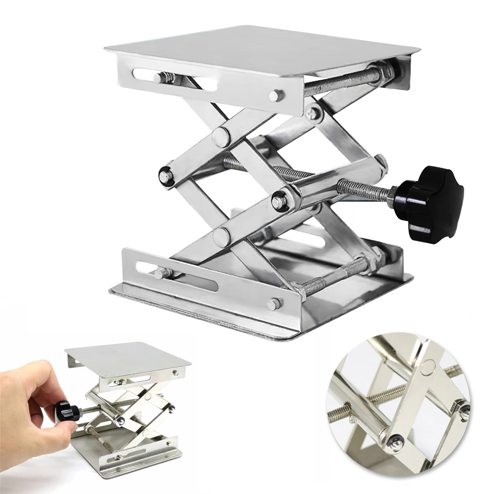 リフトテーブル 4'x4' ラボプレートジャックシザースタン - Workshop Tools Bench のレビューと価格