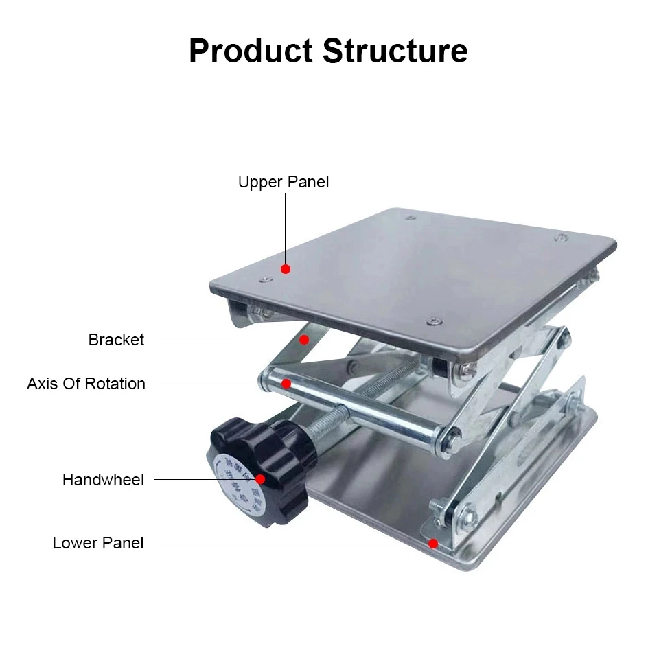 リフトテーブル 4'x4' ラボプレートジャックシザースタン - Workshop Tools Bench のレビューと価格