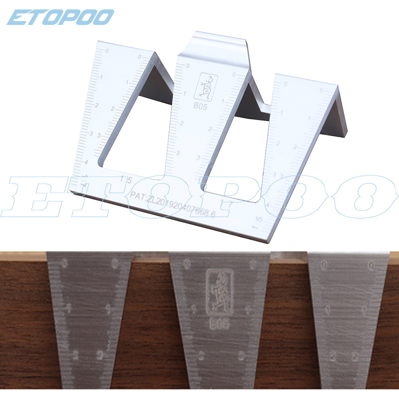 木工アリマーカーアルミ合金アリマーキングテンプレート1:5  - Dovetail Marking Guide のレビューと価格