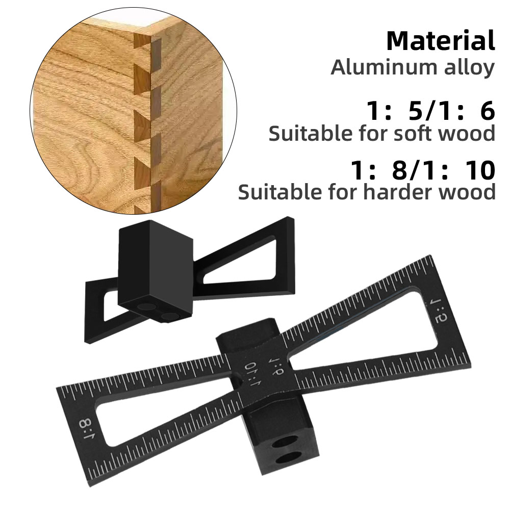 木工ダブテールマーカー アルミニウム合金ダブテールマーキング - Dovetail Marking Guide のレビューと価格