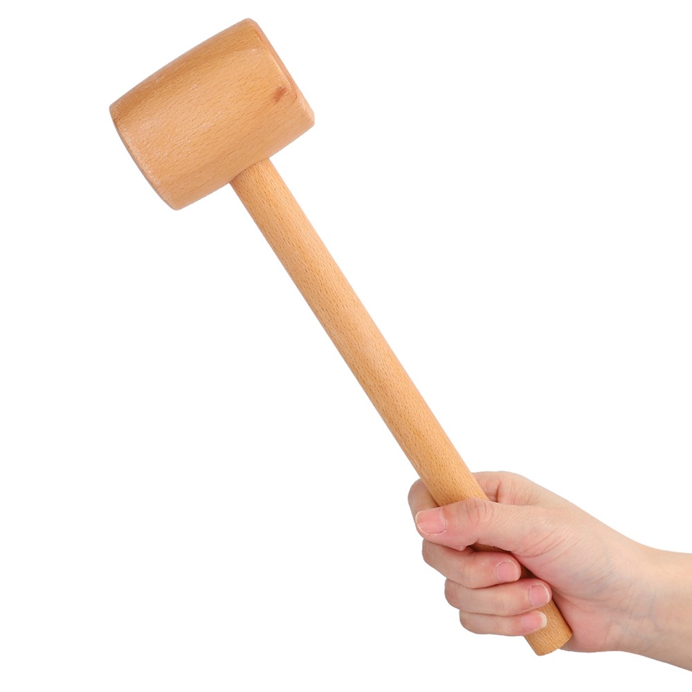 無垢材木製マレット、ダメージフリー打撃、手作りのブナ材ハンマ - Mallet Wood Carving のレビューと価格