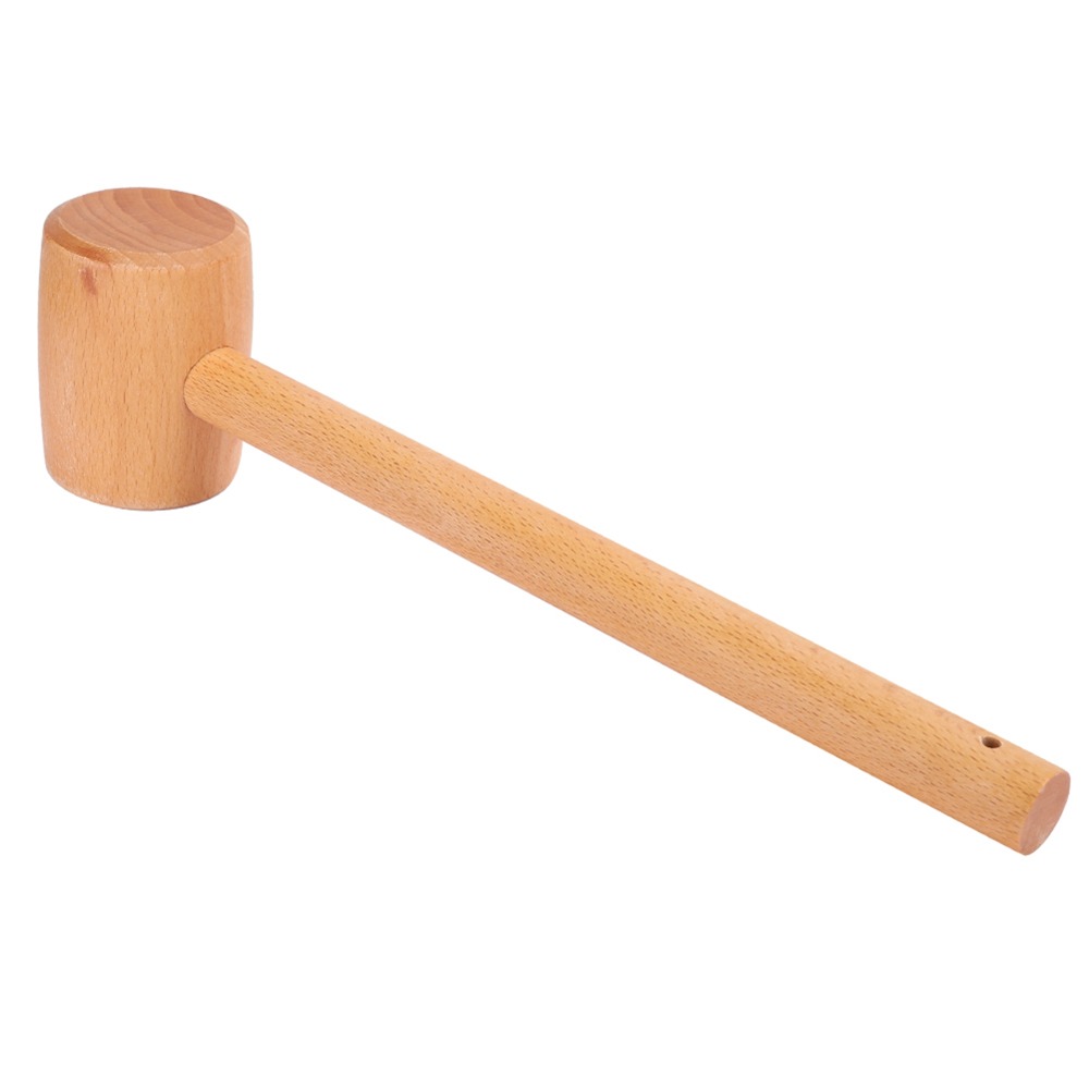 無垢材木製マレット、ダメージフリー打撃、手作りのブナ材ハンマ - Mallet Wood Carving のレビューと価格