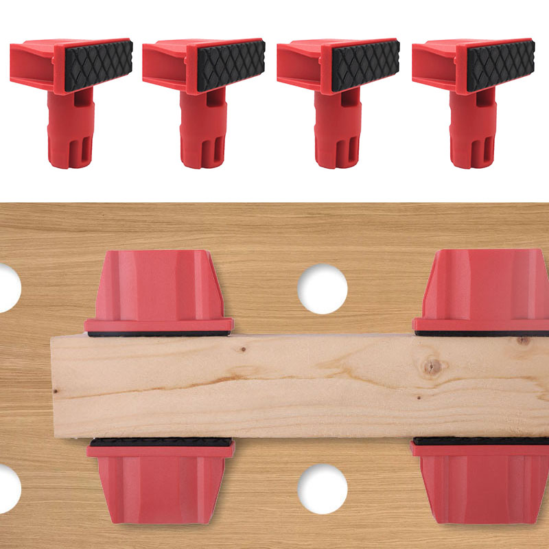 プラスチックベンチドッグ4個、直径20mmの木工ベンチストッ - Workshop Tools Bench のレビューと価格