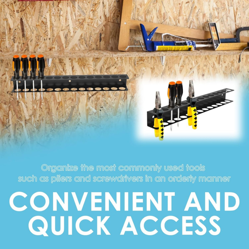 壁掛け式防錆工具収納ボード（家庭および作業場用）、ドライバー - Tools For Home Workshop のレビューと価格