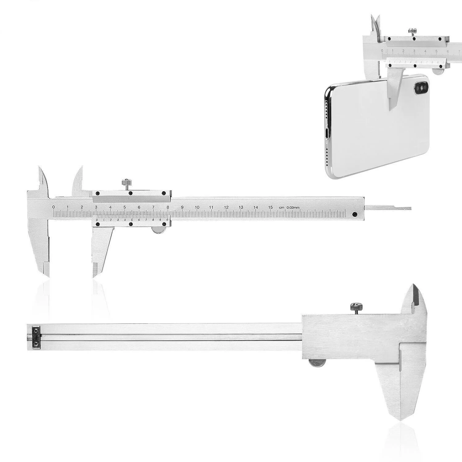 0-150 ミリメートルノギス 0.02 ミリメートル精度炭 - Workshop Tools Engineering のレビューと価格