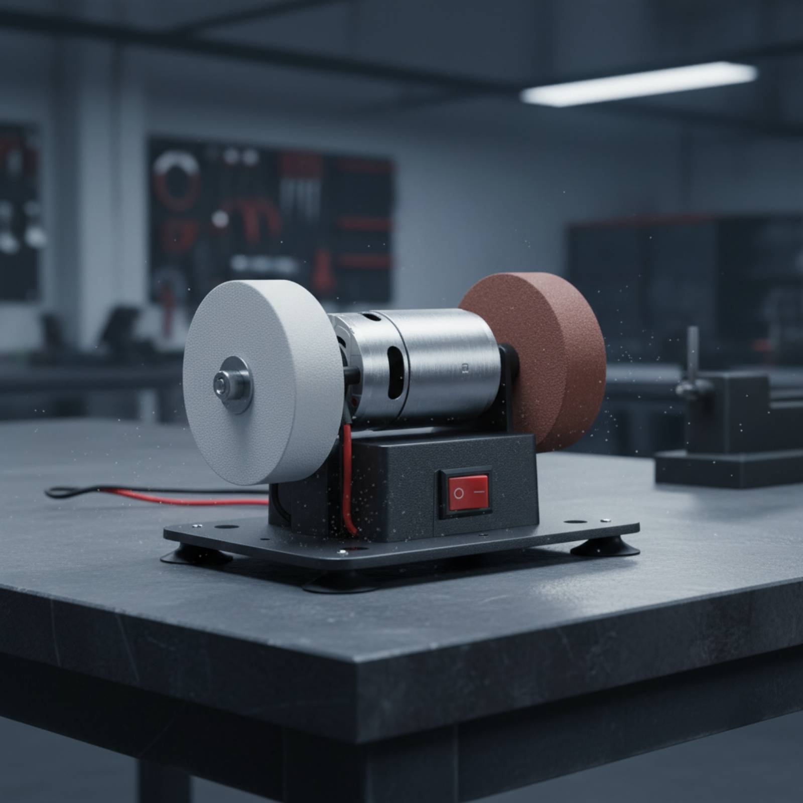 電動ベンチグラインダーロッカースイッチダブルホイールグライン - Workshop Tools Bench のレビューと価格