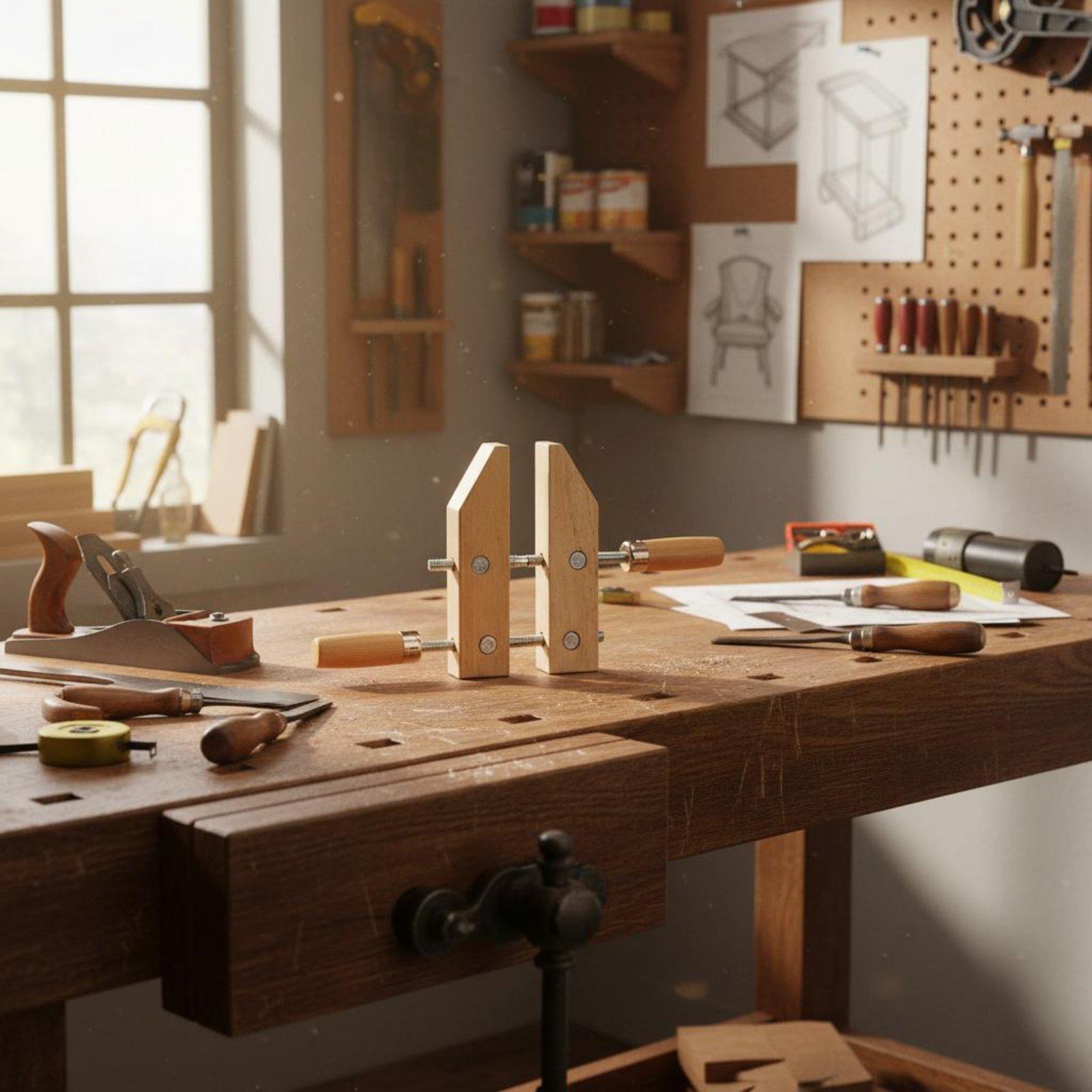 多用途調整可能なクランプ、スチールネジ付き、木工工具、大工の - Tools For Home Workshop のレビューと価格