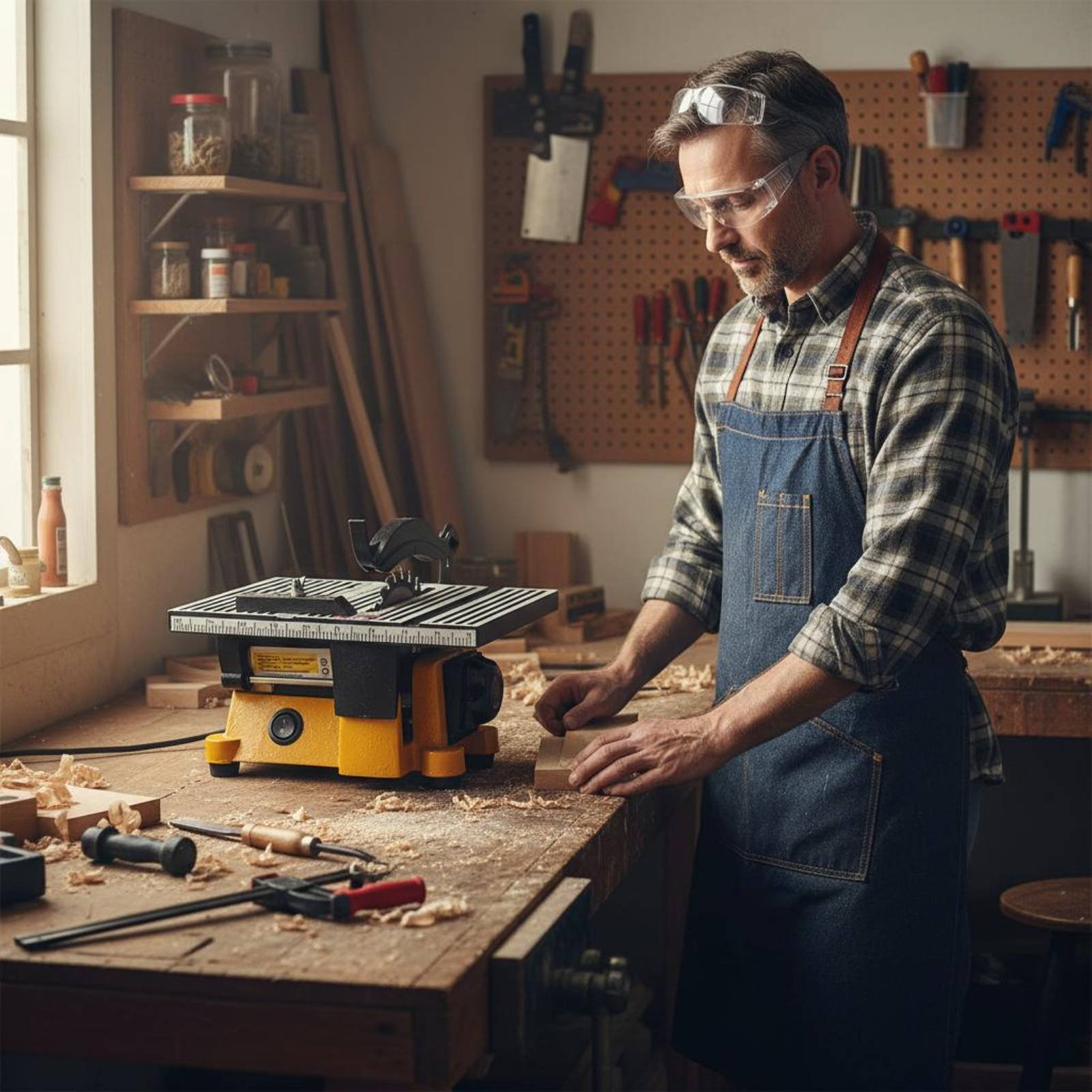 ミニテーブルソー ポータブルミニチュアベンチソー切断機 低騒 - Workshop Tools Bench のレビューと価格