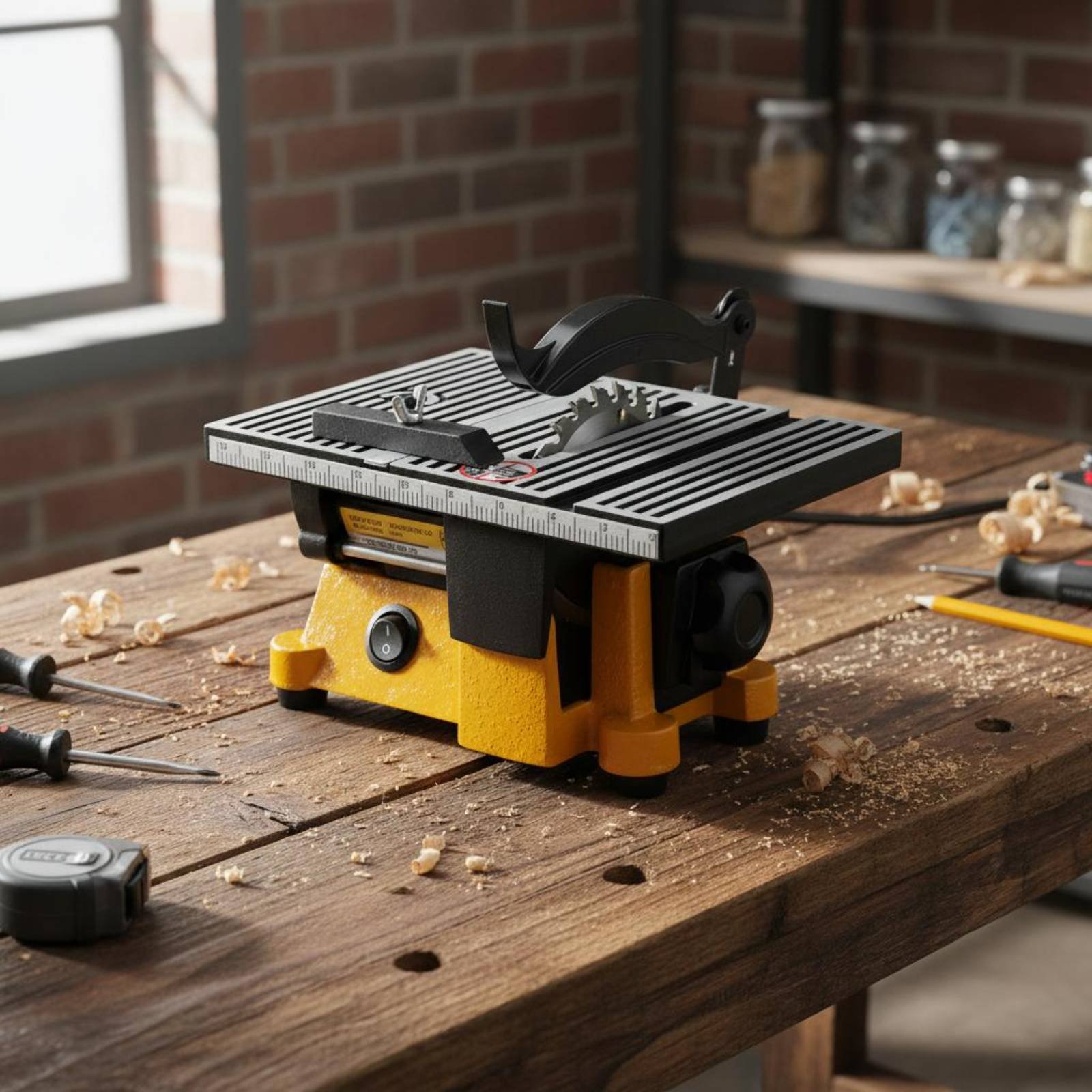 ミニテーブルソー ポータブルミニチュアベンチソー切断機 低騒 - Workshop Tools Bench のレビューと価格