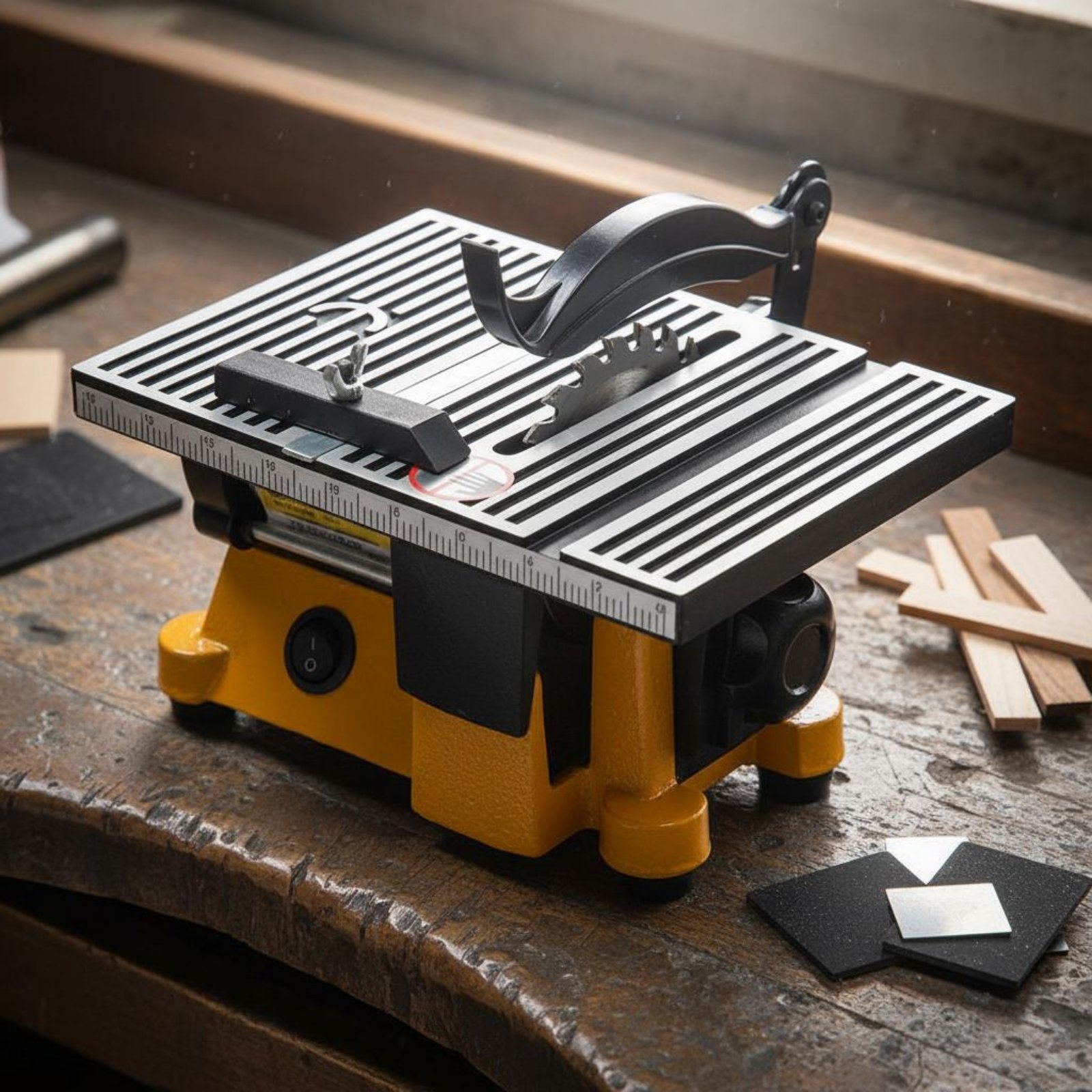 ミニテーブルソー ポータブルミニチュアベンチソー切断機 低騒 - Workshop Tools Bench のレビューと価格