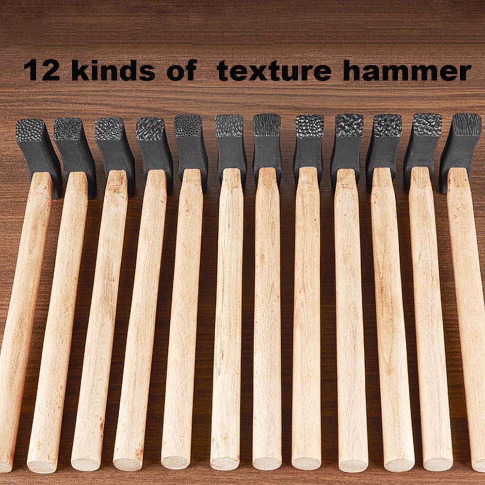 ジュエリーツール テクスチャーハンマー 木製ハンドル付き パ - Mallet Wood Carving のレビューと価格