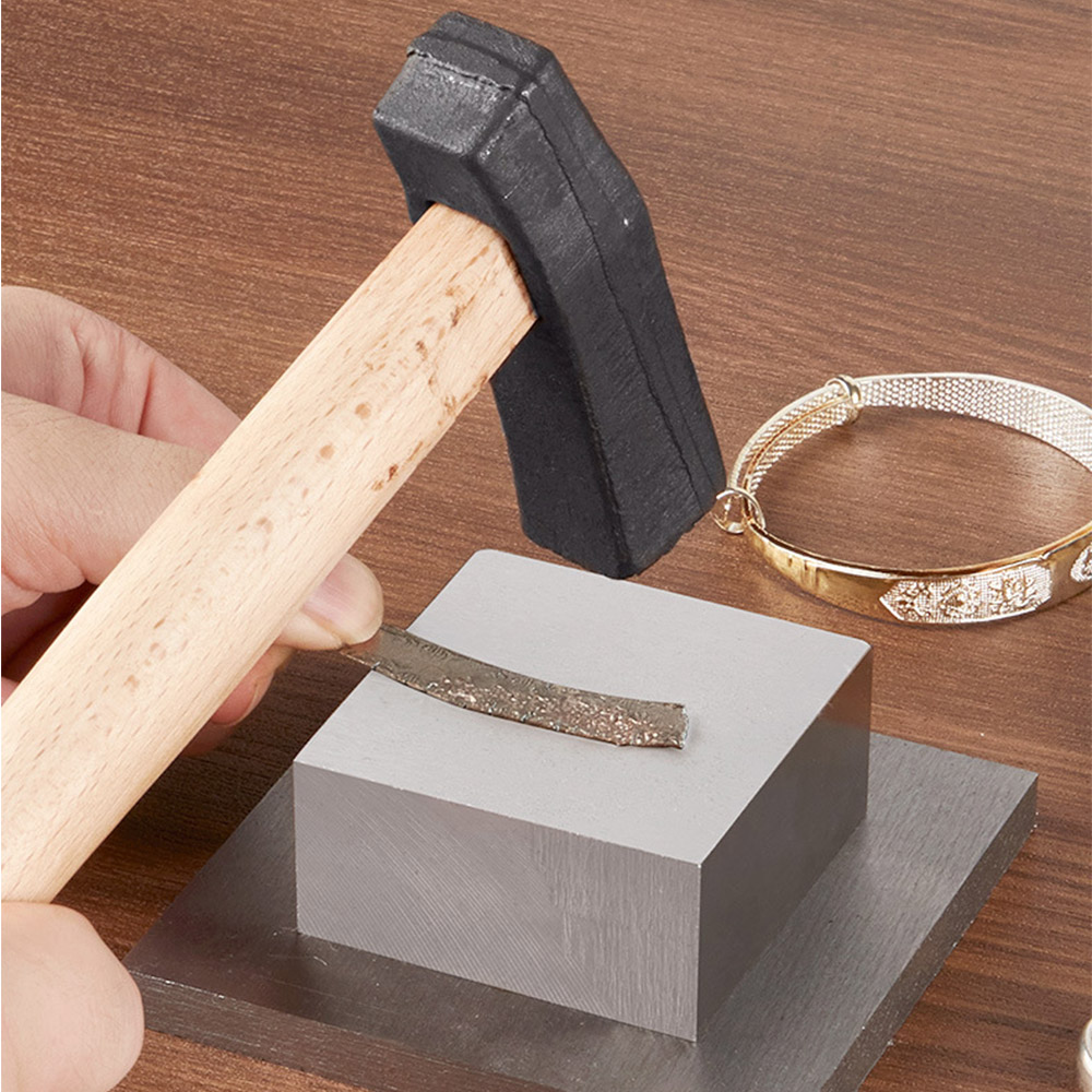 ジュエリーツール テクスチャーハンマー 木製ハンドル付き パ - Mallet Wood Carving のレビューと価格